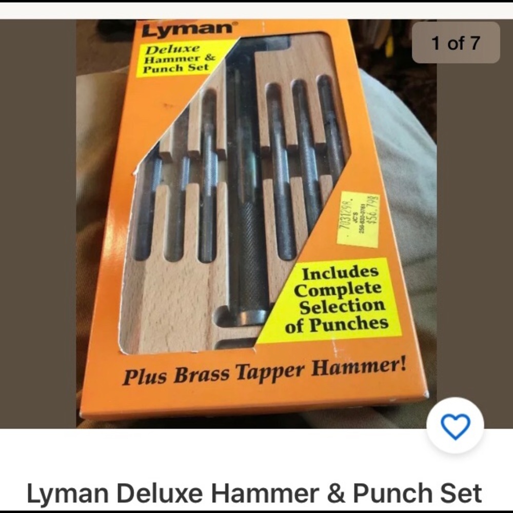 Lyman punch kit